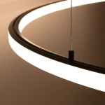 Żyrandol RISA 120 czarny LED 3000K TH.276 SOLLUX LIGHTING - zdjęcie 5