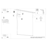 Lampa wisząca GREN 120 LED 3000K TH.277 SOLLUX LIGHTING