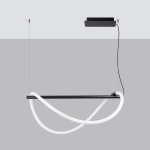 Lampa wisząca GALAKSE 84 czarna LED 2700-6500K TH.279 SOLLUX LIGHTING - zdjęcie 2