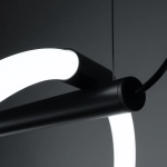 Lampa wisząca GALAKSE 84 czarna LED 2700-6500K TH.279 SOLLUX LIGHTING - zdjęcie 6