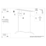 Lampa wisząca GALAKSE 148 czarna LED 2700-6500K TH.280 SOLLUX LIGHTING - zdjęcie 10