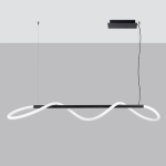 Lampa wisząca GALAKSE 148 czarna LED 2700-6500K TH.280 SOLLUX LIGHTING - zdjęcie 2
