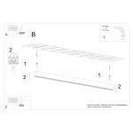 Plafon SOREN czarny LED 4000K TH.284 SOLLUX LIGHTING - zdjęcie 9