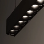 Lampa wisząca SOREN czarna LED 3000K TH.285 SOLLUX LIGHTING