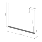 Lampa wisząca FARGE różowa LED 3000K TH.296 SOLLUX LIGHTING - zdjęcie 9