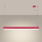 Lampa wisząca FARGE różowa LED 4000K TH.300 SOLLUX LIGHTING - zdjęcie 3