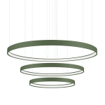 Żyrandol RIO 3 55/78/110 zielona oliwka LED 3000K TH.380 THORO - zdjęcie produktu