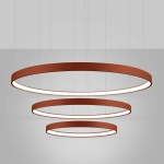 Żyrandol RIO 3 55/78/110 ochra czerwona LED 4000K TH.404 THORO - zdjęcie 3