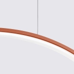 Lampa wisząca RIO 55 ochra czerwona LED 4000K TH.408 THORO - zdjęcie 4
