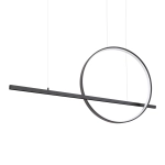 Lampa wisząca GLAD czarna LED 3000K TH.494 THORO - zdjęcie produktu