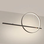 Lampa wisząca GLAD czarna LED 3000K TH.494 THORO - zdjęcie 3