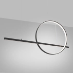 Lampa wisząca GLAD czarna LED 4000K TH.495 THORO - zdjęcie 3