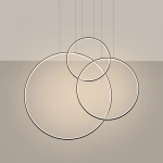 Lampa wisząca RIO 3 55/78/110 czarna LED 3000K TH.540 THORO - zdjęcie 3