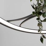 Żyrandol RIO BIO 110 czarny LED 4000K TH.556 THORO - zdjęcie 7