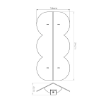 Kinkiet BISCUIT mocca TH.567 THORO - zdjęcie 9