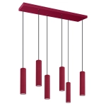 Lampa wisząca IVAR 6L burgund LED 3000K TH.609 THORO - zdjęcie produktu