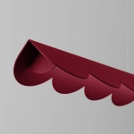 Lampa wisząca BISCUIT burgund LED 4000K TH.657 THORO - zdjęcie 4