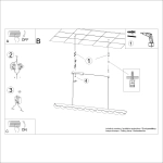 Lampa wisząca BISCUIT mocca LED 4000K TH.659 THORO - zdjęcie 11