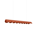 Lampa wisząca BISCUIT 100 ochra czerwona LED 4000K TH.675 THORO - zdjęcie produktu