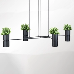 Lampa wisząca KUKKIA czarna TH.004CZ SOLLUX LIGHTING
