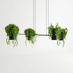 Lampa wisząca KUKKIA czarna TH.004CZ SOLLUX LIGHTING
