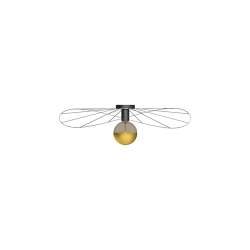 Kinkiet / Plafon ESKOLA 70 czarny TH.013CZ SOLLUX LIGHTING