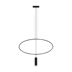 Lampa wisząca HOLAR 1 czarna TH.016CZ SOLLUX LIGHTING