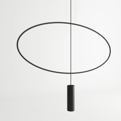 Lampa wisząca HOLAR 1 czarna TH.016CZ SOLLUX LIGHTING