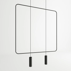 Lampa wisząca RANA 2 czarna TH.019CZ SOLLUX LIGHTING