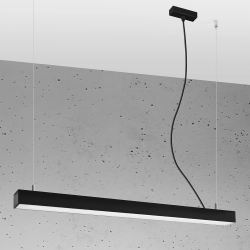 Lampa wisząca PINNE 90 czarna 3000K TH.048 SOLLUX LIGHTING - zdjęcie 2
