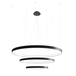 Żyrandol RIO 3 55/78/110 czarny LED 3000K TH.138 SOLLUX LIGHTING - zdjęcie produktu
