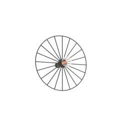 Kinkiet / Plafon SIRKEL 30 czarny TH.141 SOLLUX LIGHTING