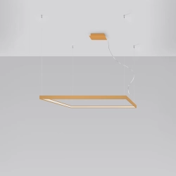Żyrandol NELYA L złoty LED 4000K TH.158 SOLLUX LIGHTING - zdjęcie 2