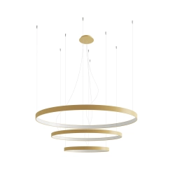 Żyrandol RIO 3 55/78/110 złoty LED 3000K TH.173 SOLLUX LIGHTING - zdjęcie produktu