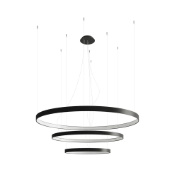 Żyrandol RIO 3 55/78/110 czarny LED 4000K TH.177 SOLLUX LIGHTING - zdjęcie produktu