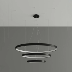 Żyrandol RIO 3 55/78/110 czarny LED 4000K TH.177 SOLLUX LIGHTING - zdjęcie 2