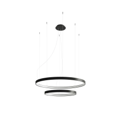 Żyrandol RIO 2 55/78 czarny LED 4000K TH.212 SOLLUX LIGHTING - zdjęcie produktu