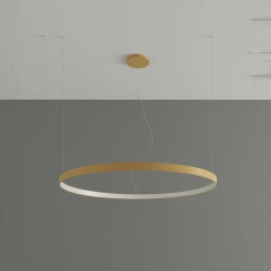 Żyrandol RIO 110 złoty LED 4000K TH.219 SOLLUX LIGHTING - zdjęcie 2