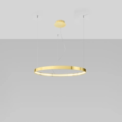 Żyrandol RIO 78 złoty połysk LED 3000K TH.246 SOLLUX LIGHTING - zdjęcie 2