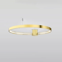 Plafon RIO 78 złoty połysk LED 3000K TH.252 SOLLUX LIGHTING - zdjęcie 2