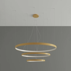 Żyrandol RIO 3 55/78/110 złoty LED 4000K TH.269 SOLLUX LIGHTING - zdjęcie 2
