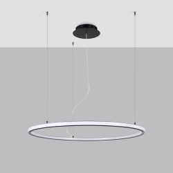 Żyrandol RISA 90 czarny LED 3000K TH.275 SOLLUX LIGHTING - zdjęcie 2