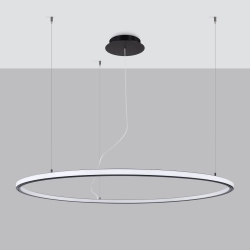 Żyrandol RISA 120 czarny LED 3000K TH.276 SOLLUX LIGHTING - zdjęcie 2