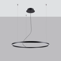 Żyrandol ODA 80 czarny LED 4000K TH.282 SOLLUX LIGHTING - zdjęcie 2