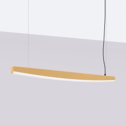 Lampa wisząca JORUN 120 złota LED 4000K TH.321 THORO - zdjęcie 2