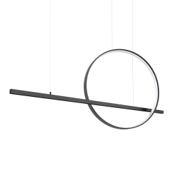 Lampa wisząca GLAD czarna LED 3000K TH.494 THORO - zdjęcie produktu