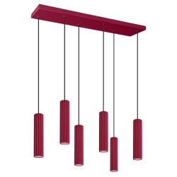Lampa wisząca IVAR 6L burgund LED 3000K TH.609 THORO - zdjęcie produktu