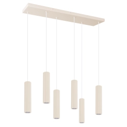 Lampa wisząca IVAR 6L beżowa LED 4000K TH.625 THORO - zdjęcie produktu