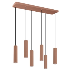 Lampa wisząca IVAR 6L mocca LED 4000K TH.637 THORO - zdjęcie produktu