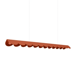 Lampa wisząca BISCUIT ochra czerwona LED 4000K TH.655 THORO - zdjęcie produktu